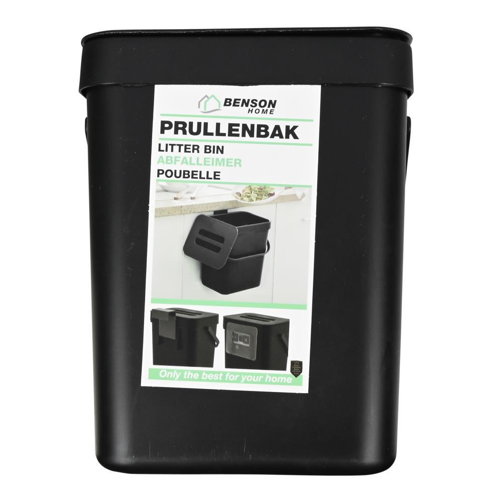 Prullenbak zwart