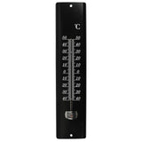 Thermometer metal black 30 cm