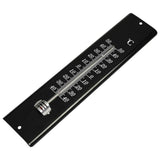 Thermometer metal black 30 cm