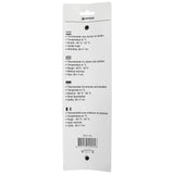 Thermometer metal black 30 cm