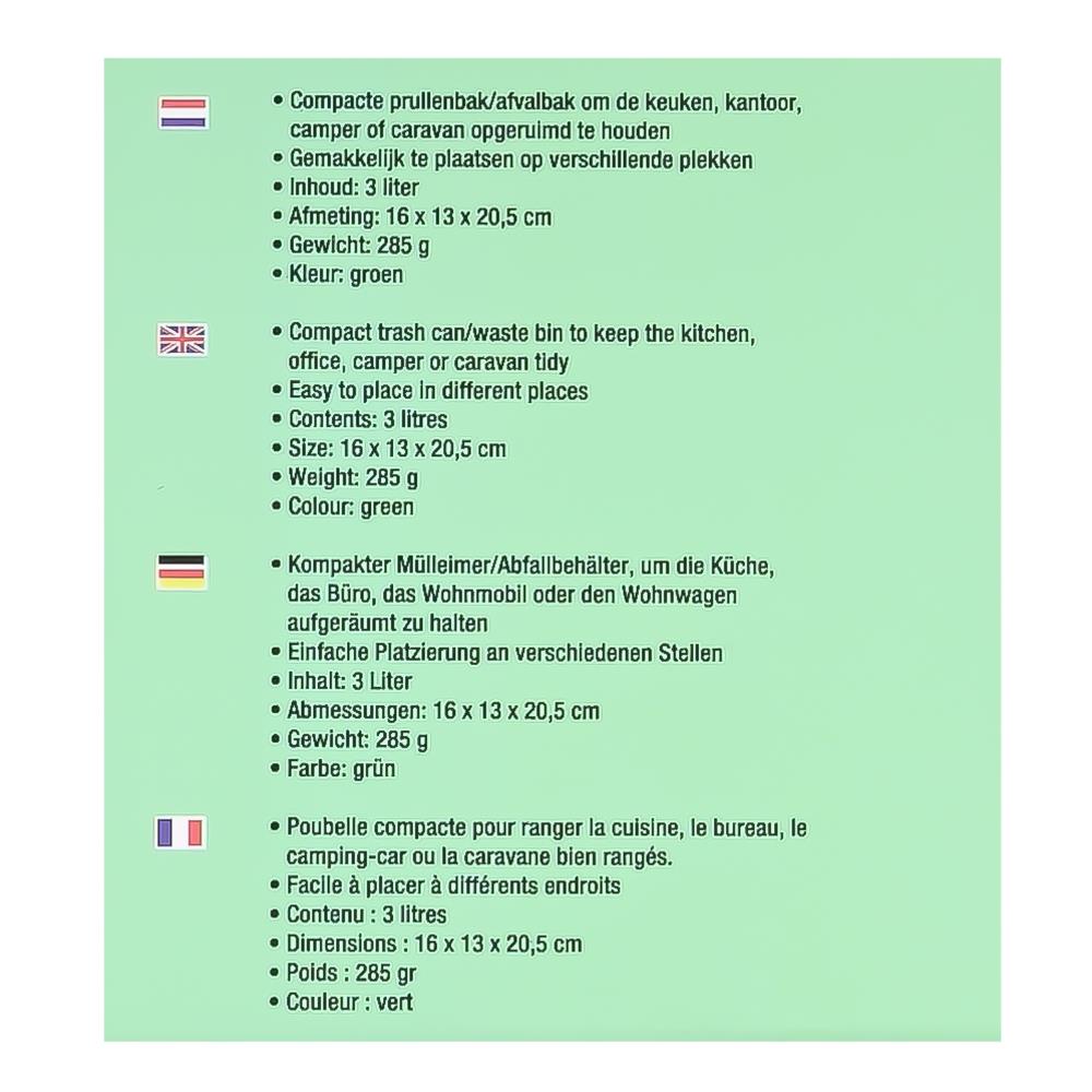 Poubelle vert