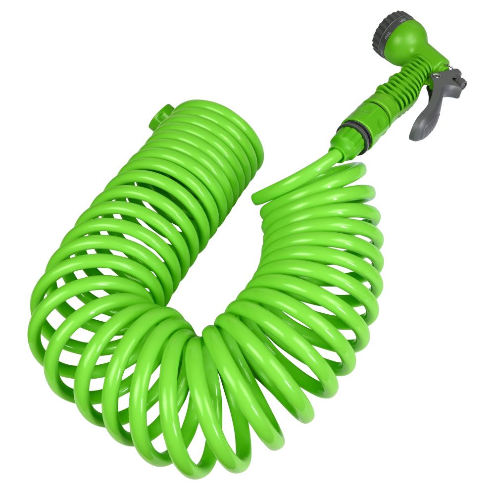 Garden hose spiral with nozzle 10 m