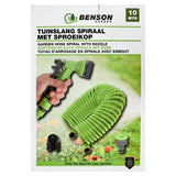 Garden hose spiral with nozzle 10 m