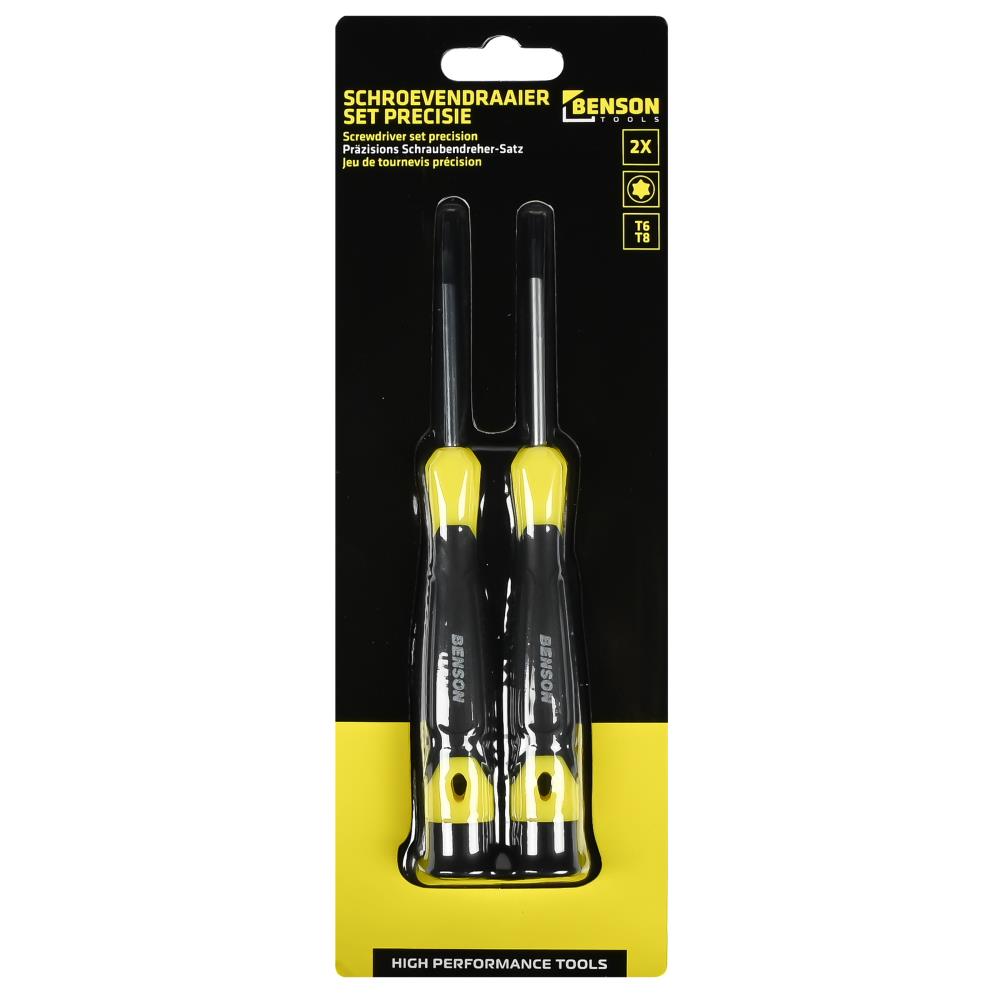 Schroevendraaier set precisie 2 dlg torx