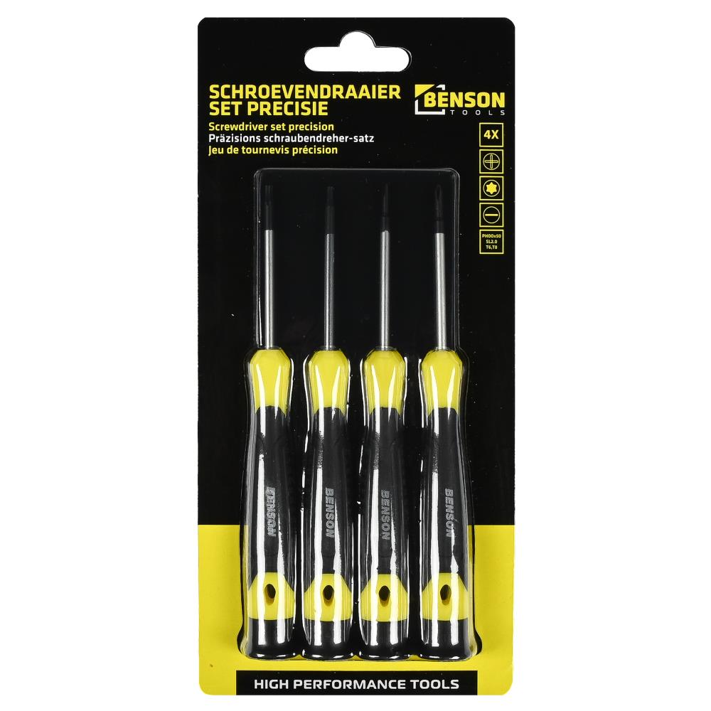 Jeu de tournevis précision 4 pcs 