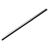 Tochtstrip borstel 100 cm aluminium zilver