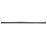 Tochtstrip borstel 100 cm aluminium zilver