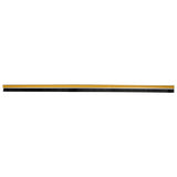Tochtstrip borstel 100 cm aluminium zilver