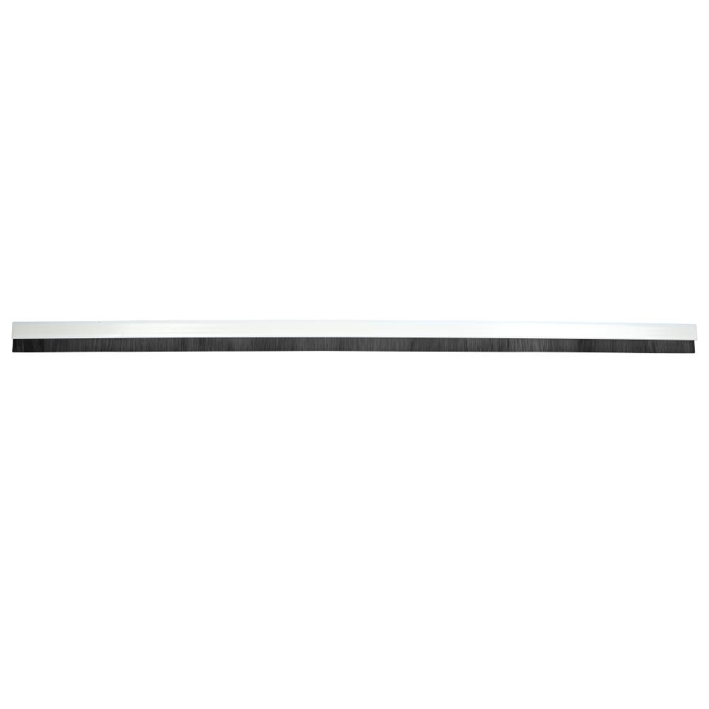 Draught strip brush 100 cm PVC white