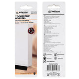 Draught strip brush 100 cm PVC white