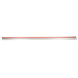 Tochtstrip rubber 100 cm transparant