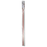 Tochtstrip rubber 100 cm transparant