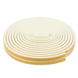 Tochtstrip rubber D-profiel 2 x 3 m wit