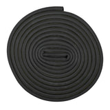 Draught strip D-profile 2 x 3 m black