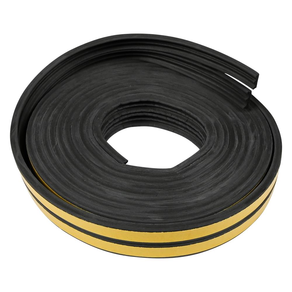Draught strip E-profile 2 x 3 m black