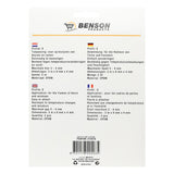 Draught strip E-profile 2 x 3 m black