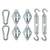 Mounting set shade sail 8 pcs