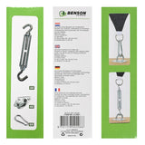 Mounting set shade sail 8 pcs