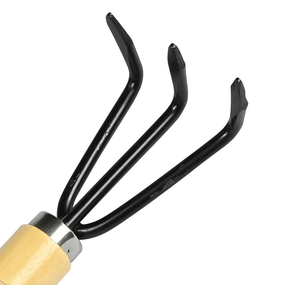 Tuingereedschap set 2 dlg mini houten handvat