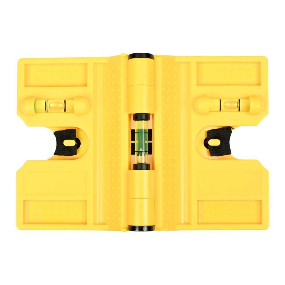 Corner spirit level adjustable magnetic
