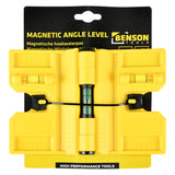 Corner spirit level adjustable magnetic