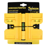 Corner spirit level adjustable magnetic