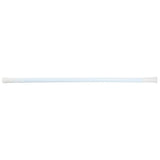 Douchegordijnstang 77,5 - 135 cm wit