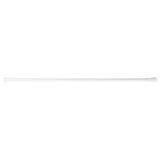 Douchegordijnstang 77,5 - 135 cm wit