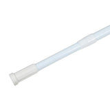Douchegordijnstang 77,5 - 135 cm wit
