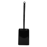 Toilet brush + holder black square