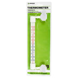 Thermomètre extérieur avec ventouse blanc 21 cm