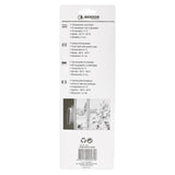 Thermomètre extérieur avec ventouse blanc 21 cm