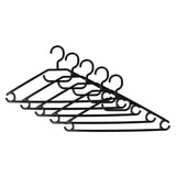 Cintres plastique 5 pcs noir