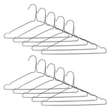 Clothes hangers metal 10 pcs black