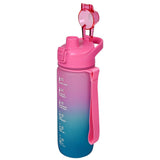 Drinkfles 750 ml blauw/ roze