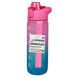 Drinkfles 750 ml blauw/ roze