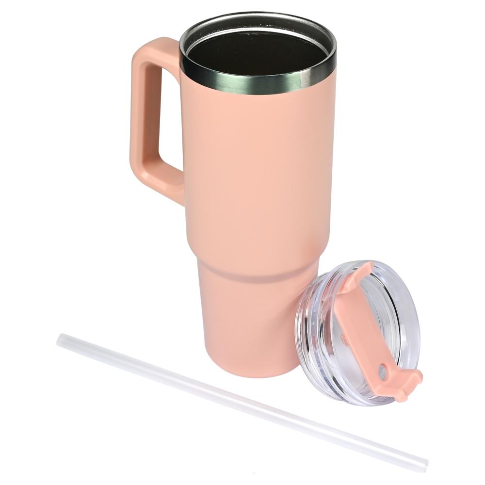 Thermosbeker 900 ml roze