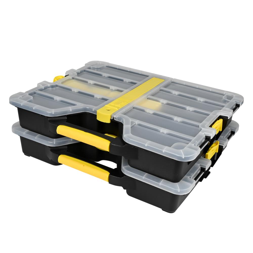 Boîte de rangement empilable 2 pcs