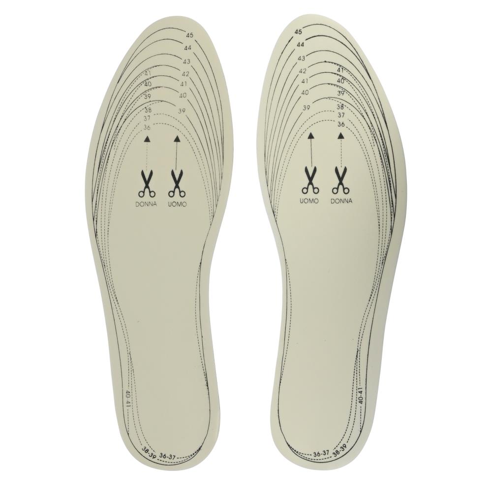 Semelle en tissu éponge  taille  36-45