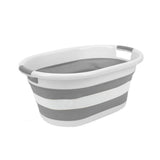 Laundry basket 39 ltr grey
