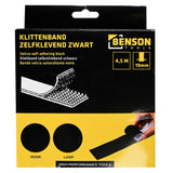 Velcro self-adhering black 4,5 m