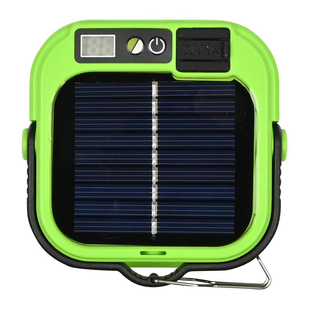 Campinglamp solar met powerbank