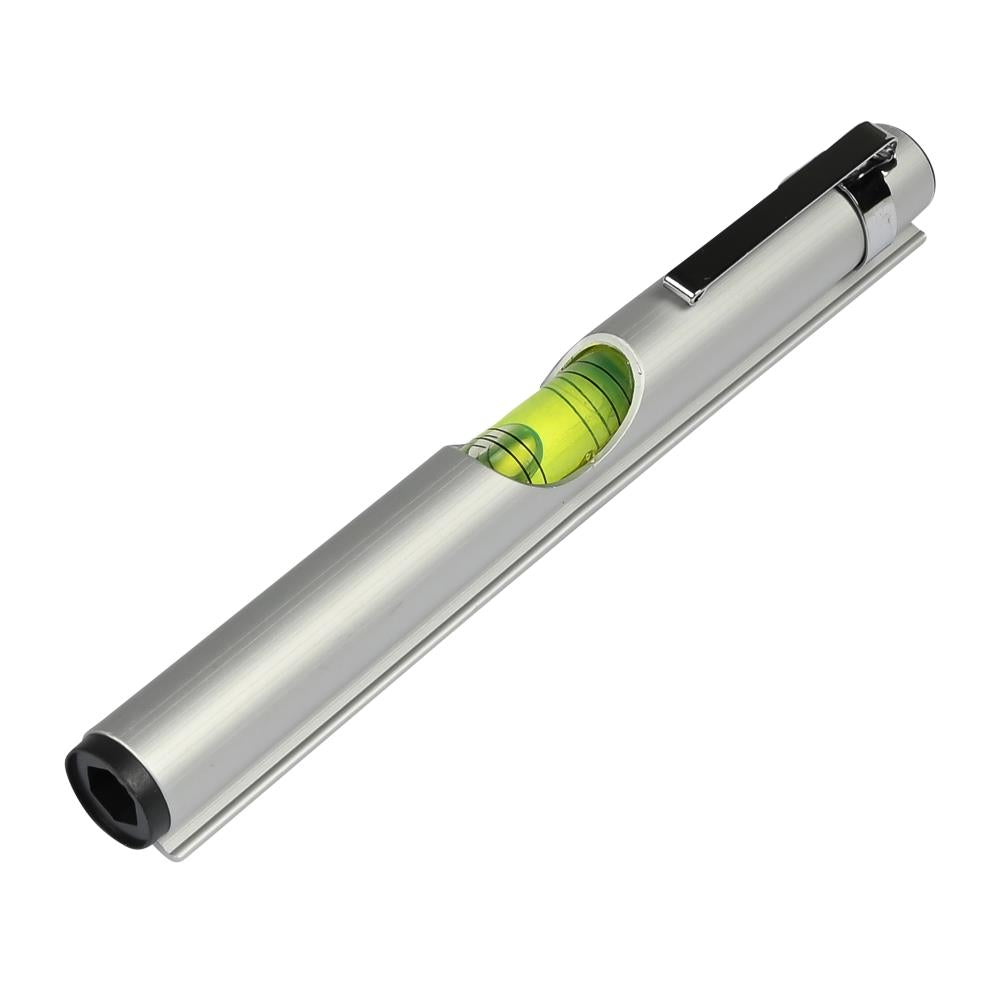 Waterpas pen alu met clip 13 cm
