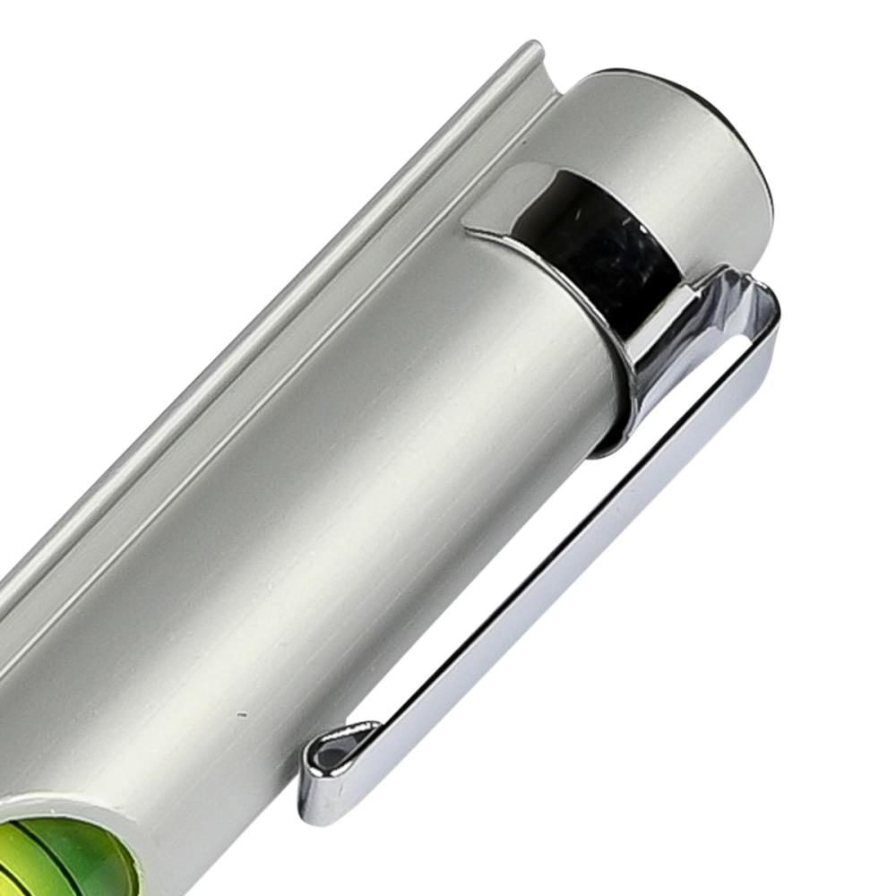 Waterpas pen alu met clip 13 cm
