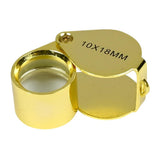 Magnifying glass diamondair gold