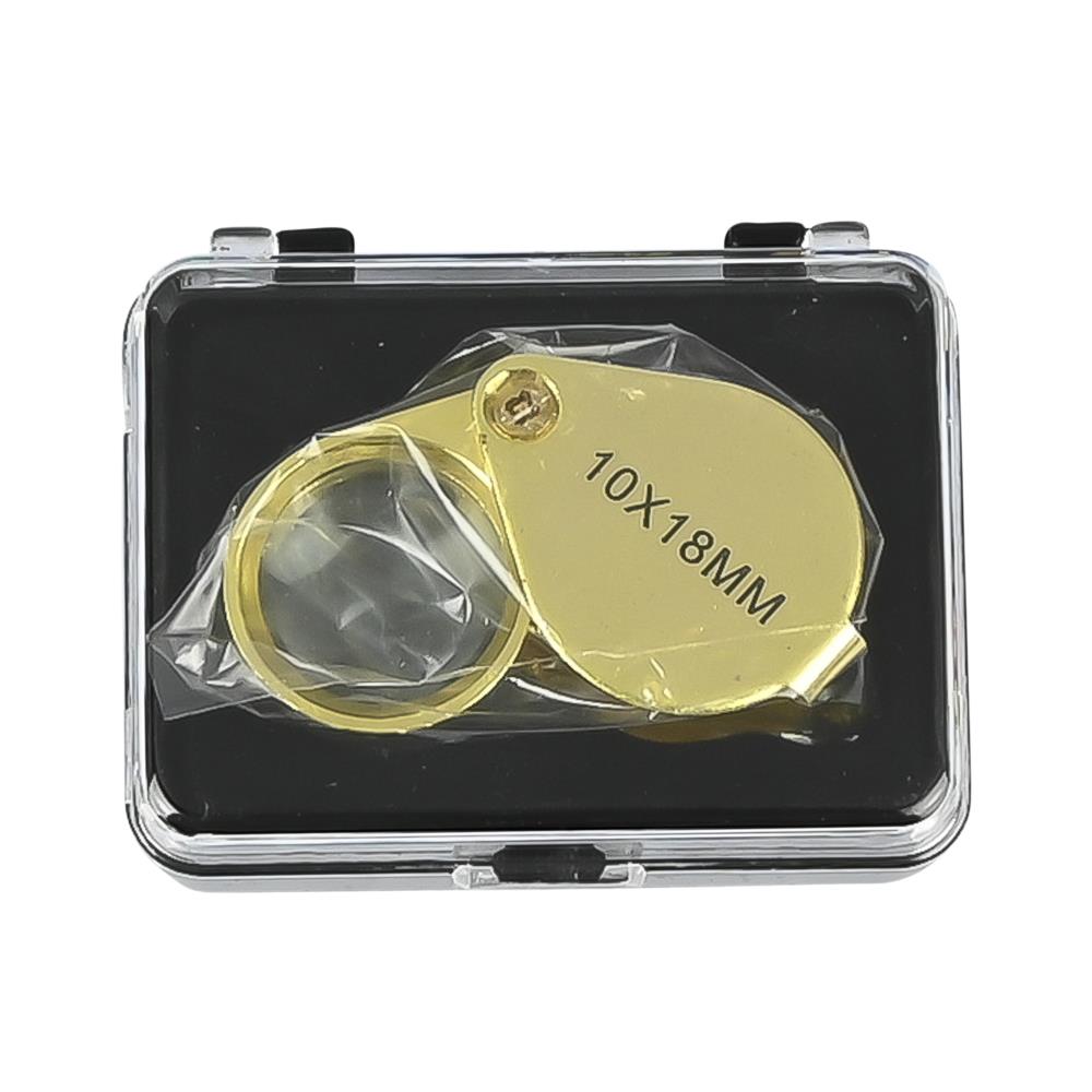 Magnifying glass diamondair gold