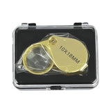 Magnifying glass diamondair gold