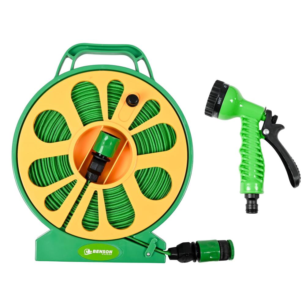 Garden hose set 15 m on reel compact