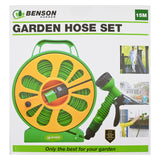 Tuinslangset 15 m op haspel compact