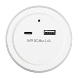 Nachtlamp USB-A en USB-C met sensor